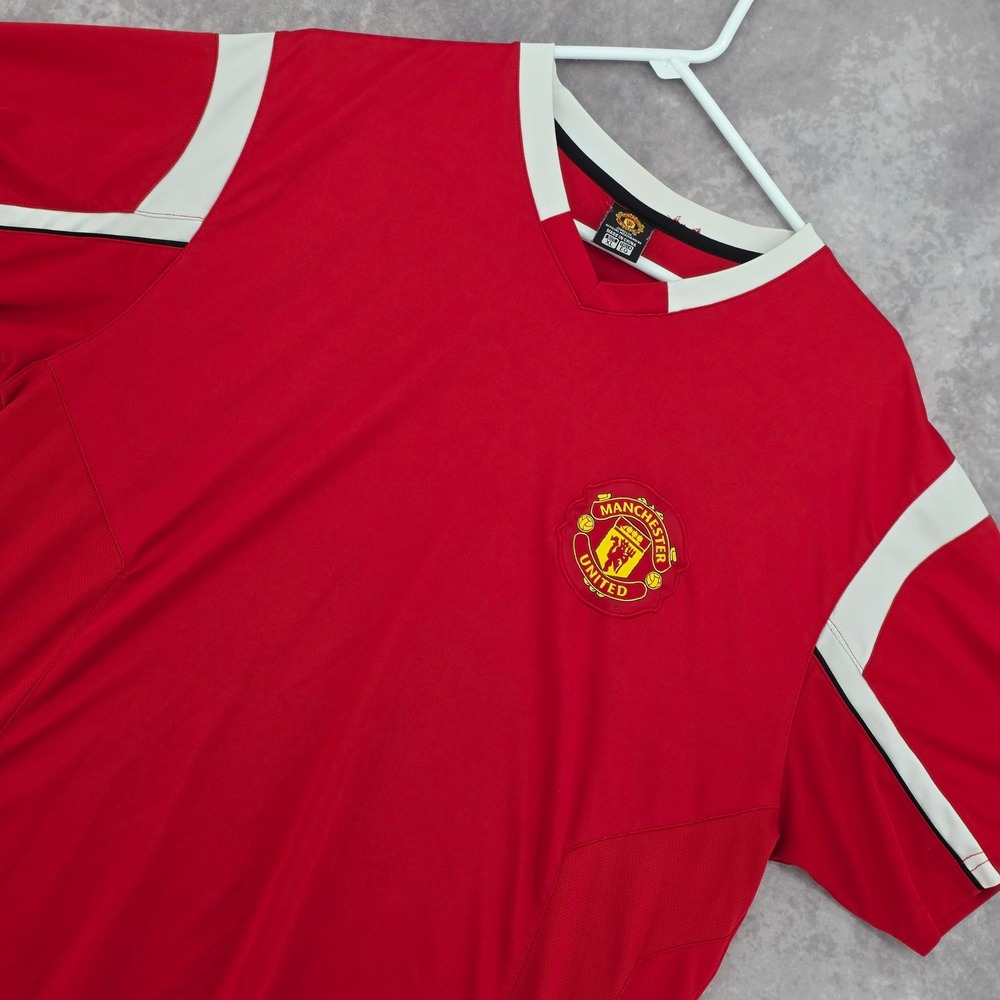 Manchester United FC Soccer Jersey Mens XL Official Merchandise Red Short Sleeve